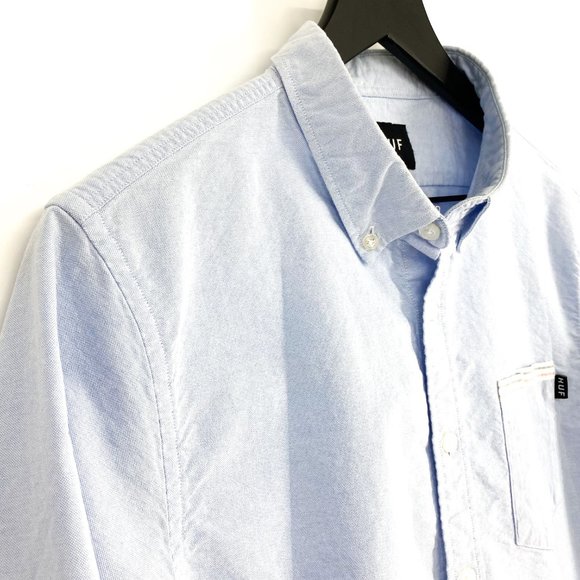 HUF Signature Stripe Button Down Shirt - Picture 5 of 16